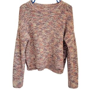 Candies Multicolor Cropped Sweater, Large